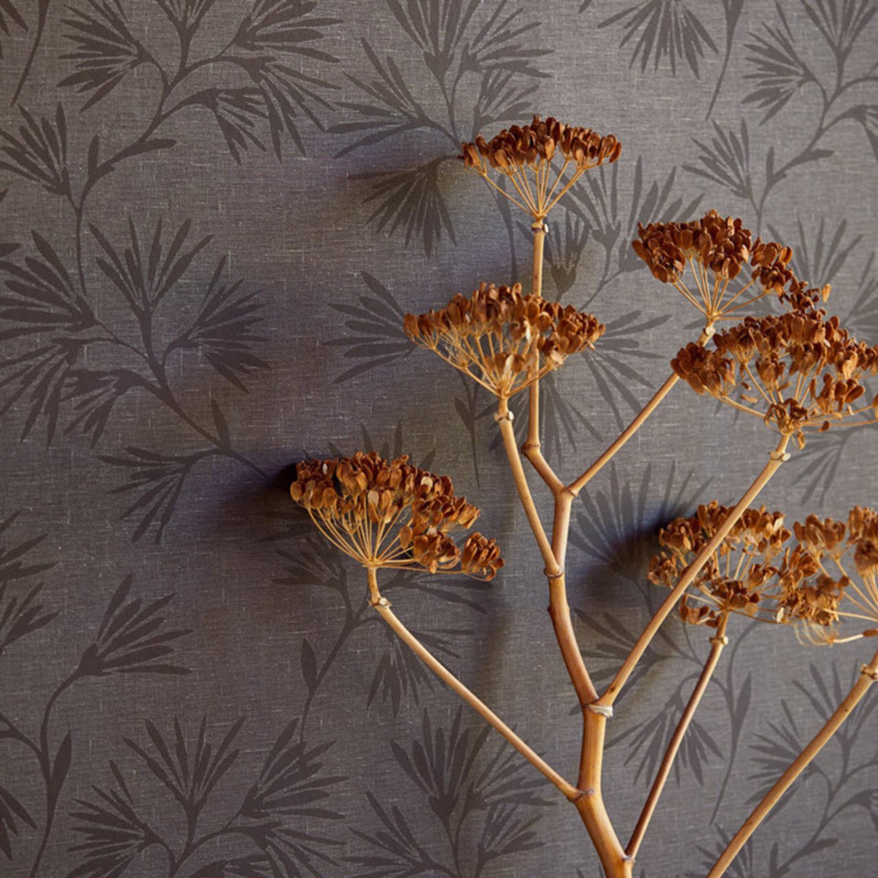 Enso Floral Style Wallpaper - Black - Eijffinger - 386551 - Premier Wallcovering