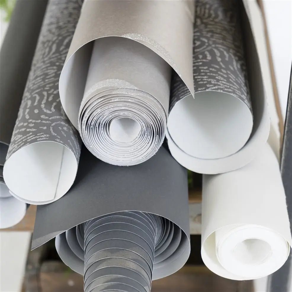 Ernani Wallpaper - Graphite - P502/61 - Designers Guild - Premier Wallcovering