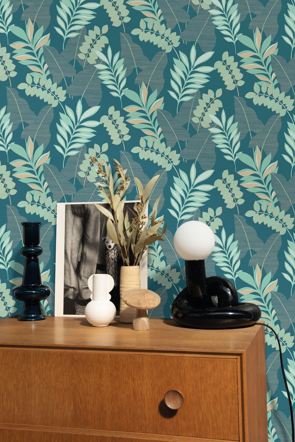 Escapade Voyage Wallpaper - Bleu Nuit - Caselio - 102326618 - Premier Wallcovering