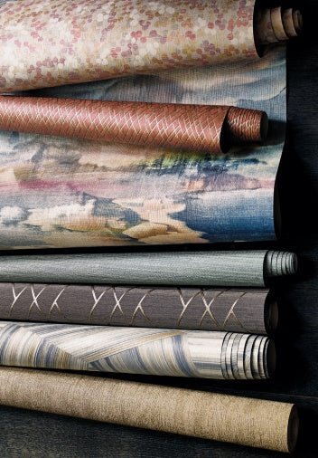 Esker Wallpaper - Copper - J8007 - 02 - Jane Churchill - Premier Wallcovering