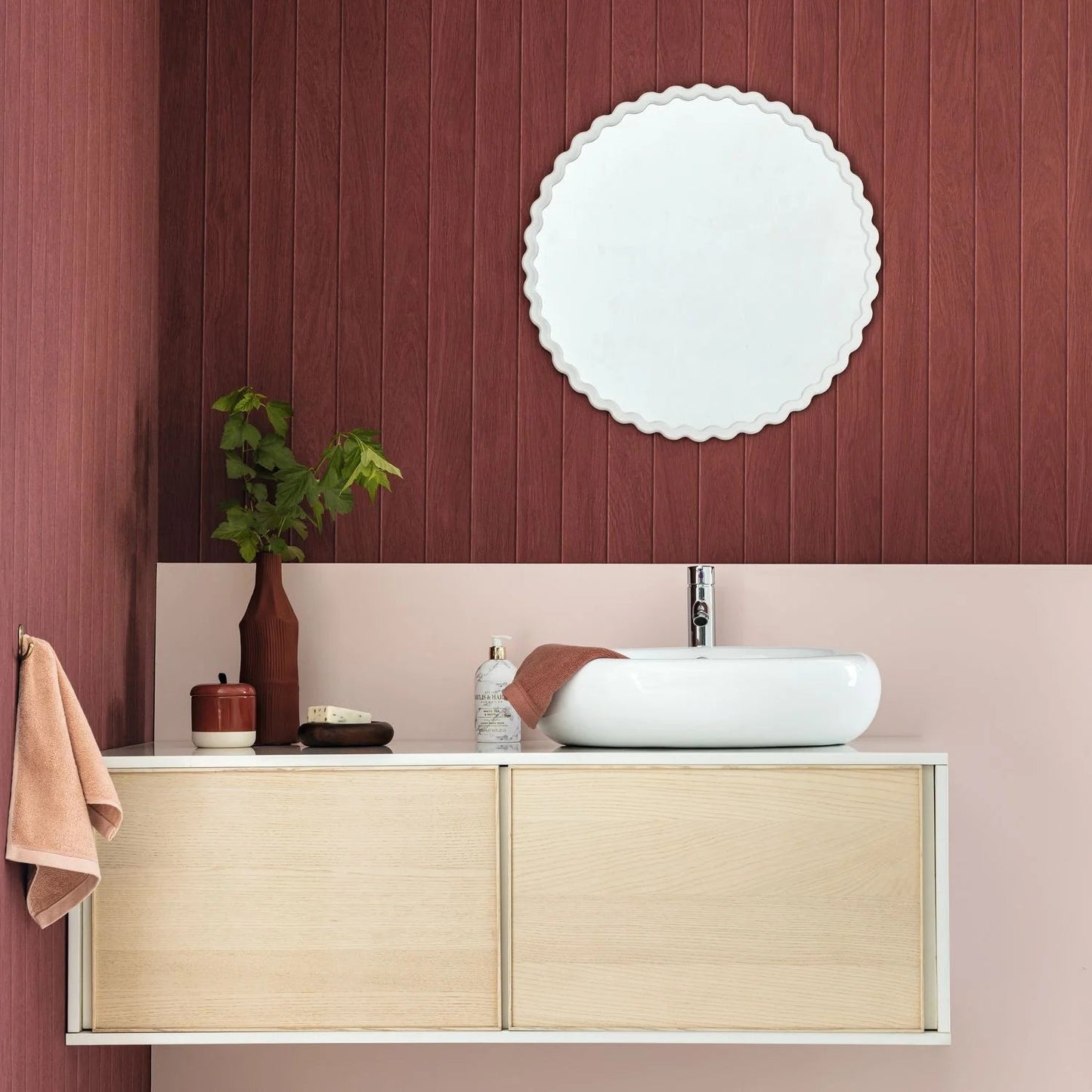 Essentia Wallpaper - Bordeaux - Caselio - 106858000 - Premier Wallcovering