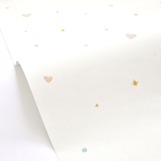 Estelle Wallpaper - Blanc Multico - Caselio - 104440674 - Premier Wallcovering