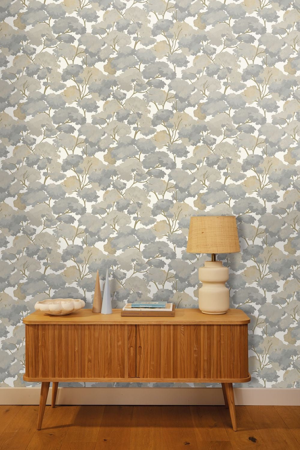 Eté Wallpaper - Gris Taupe - Caselio - 106109013 - Premier Wallcovering