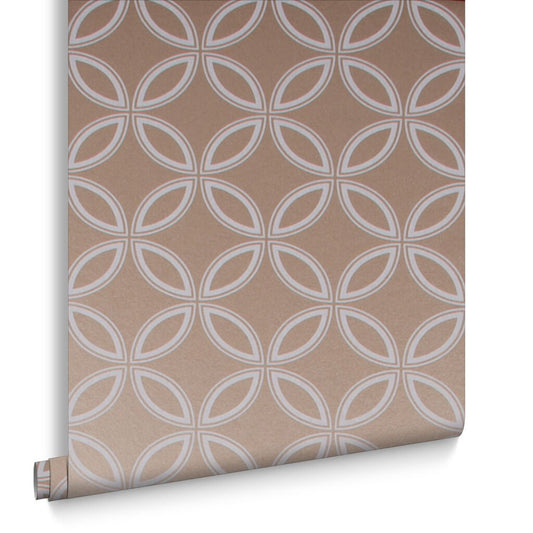 Eternity Wallpaper - Rose Gold - Graham & Brown - 104064 - Premier Wallcovering