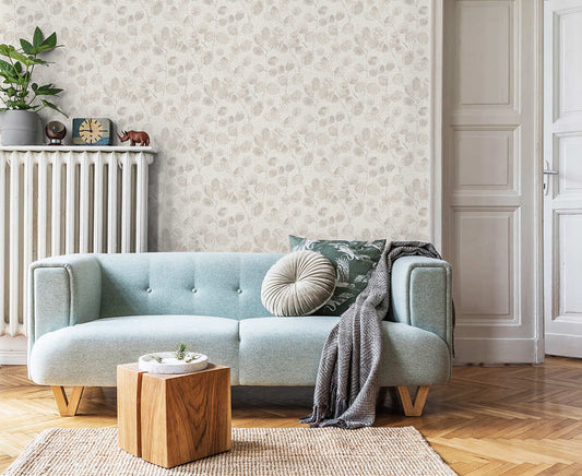 Eucalypto Wallpaper - Beige/Dove - Holden Décor - 36418 - Premier Wallcovering