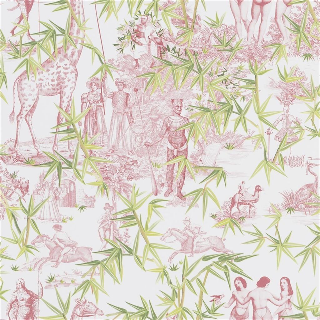 Exotisme Wallpaper - Tomette - Christian Lacroix - PCL1006/03 - Premier Wallcovering