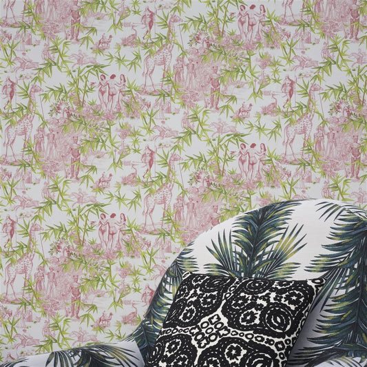 Exotisme Wallpaper - Vert Buis - Christian Lacroix - PCL1006/01 - Premier Wallcovering
