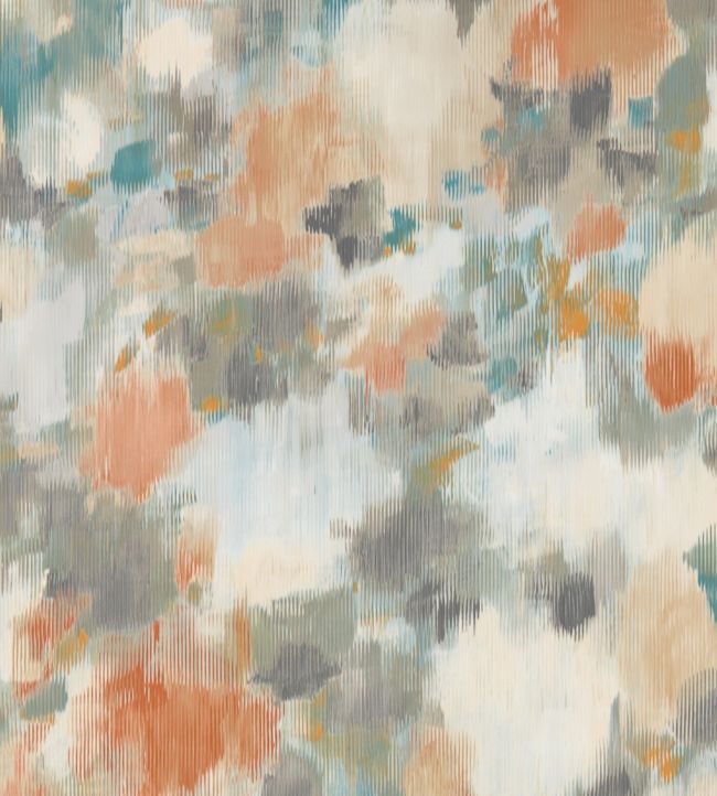 Exuberance Wallpaper - Tangerine/Sepia - HSTO111474 - Harlequin - Premier Wallcovering