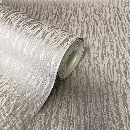 Fabrique Distressed Texture Wallpaper - Blush & Rose - Rasch - 311211 - Premier Wallcovering