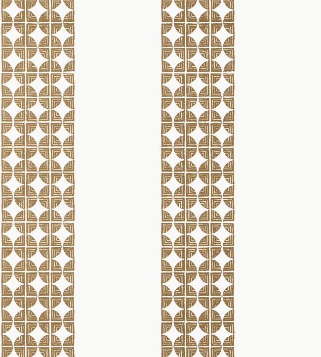 Fairmont Stripe Wallpaper - Metallic Bronze - Anna French - AT23127 - Premier Wallcovering