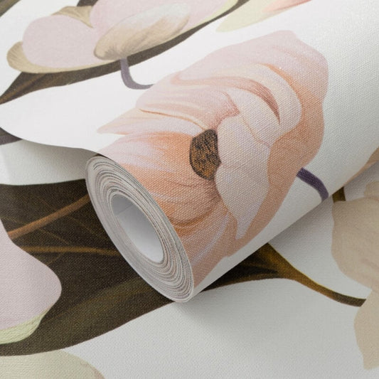 Fairy Blossom Floral Wallpaper - Apricot - Erismann - 10508 - 05 - Premier Wallcovering