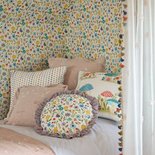 Fairy Garden Wallpaper - Multi - Villa Nova - W645/01 - Premier Wallcovering