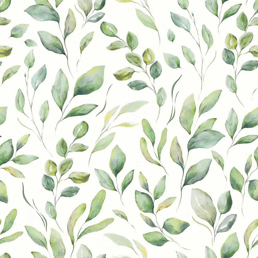 Fallen Foliage Wallpaper - Spring Greens - LAN100043 - Lucie Annabel - Premier Wallcovering