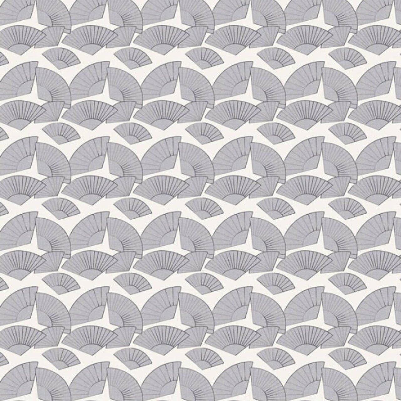 Fan Wallpaper - Light Grey - A S Creation - Karl Lagerfield - 37847 - 6 - Premier Wallcovering