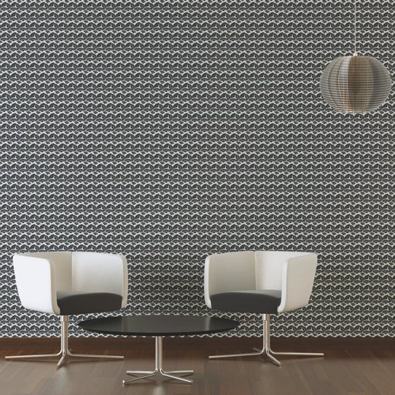 Fan Wallpaper - Black - A S Creation - Karl Lagerfield - 37847 - 3 - Premier Wallcovering
