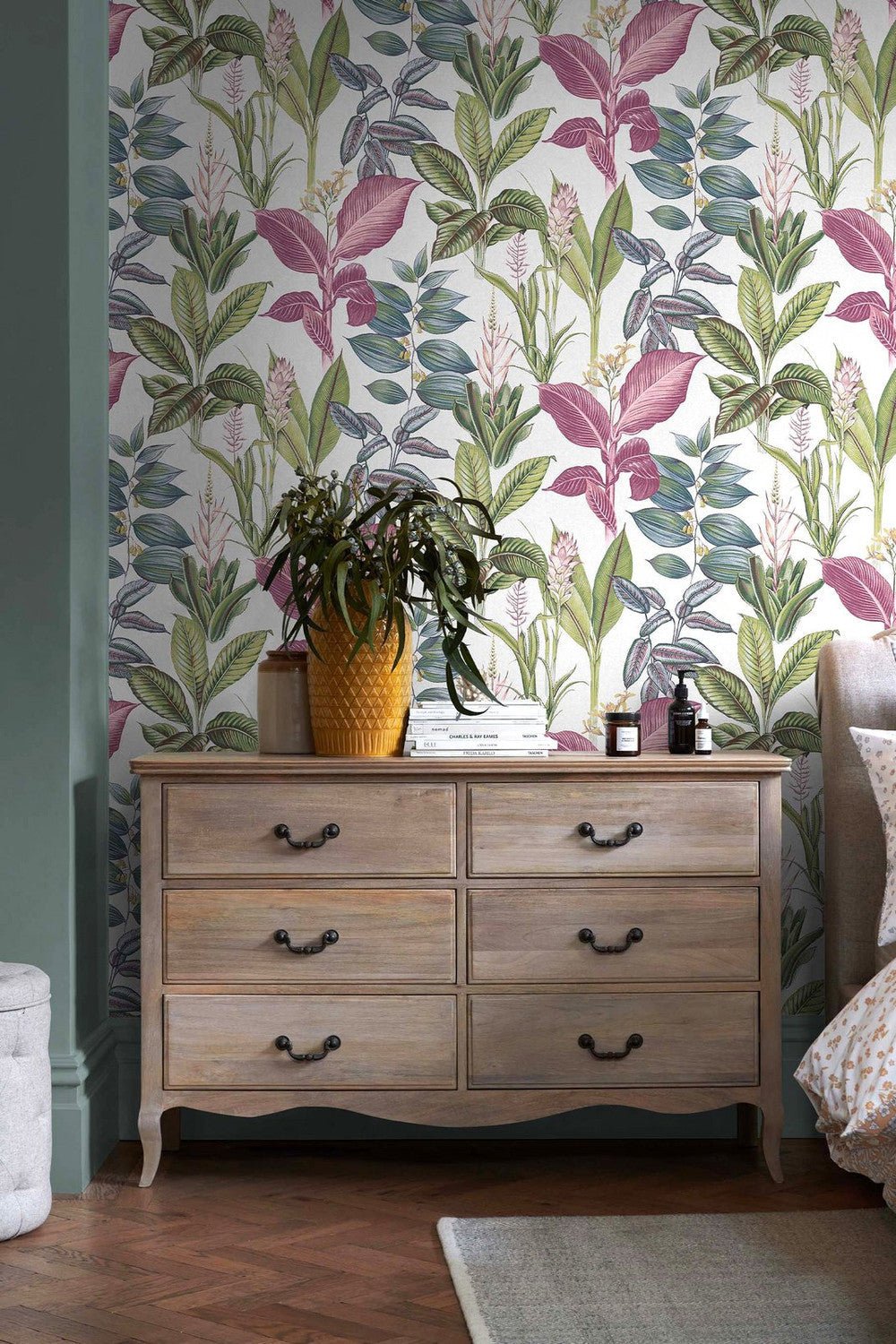 Fantasy Rainforest Leaves Wallpaper - Multi - Next - 118299 - Premier Wallcovering