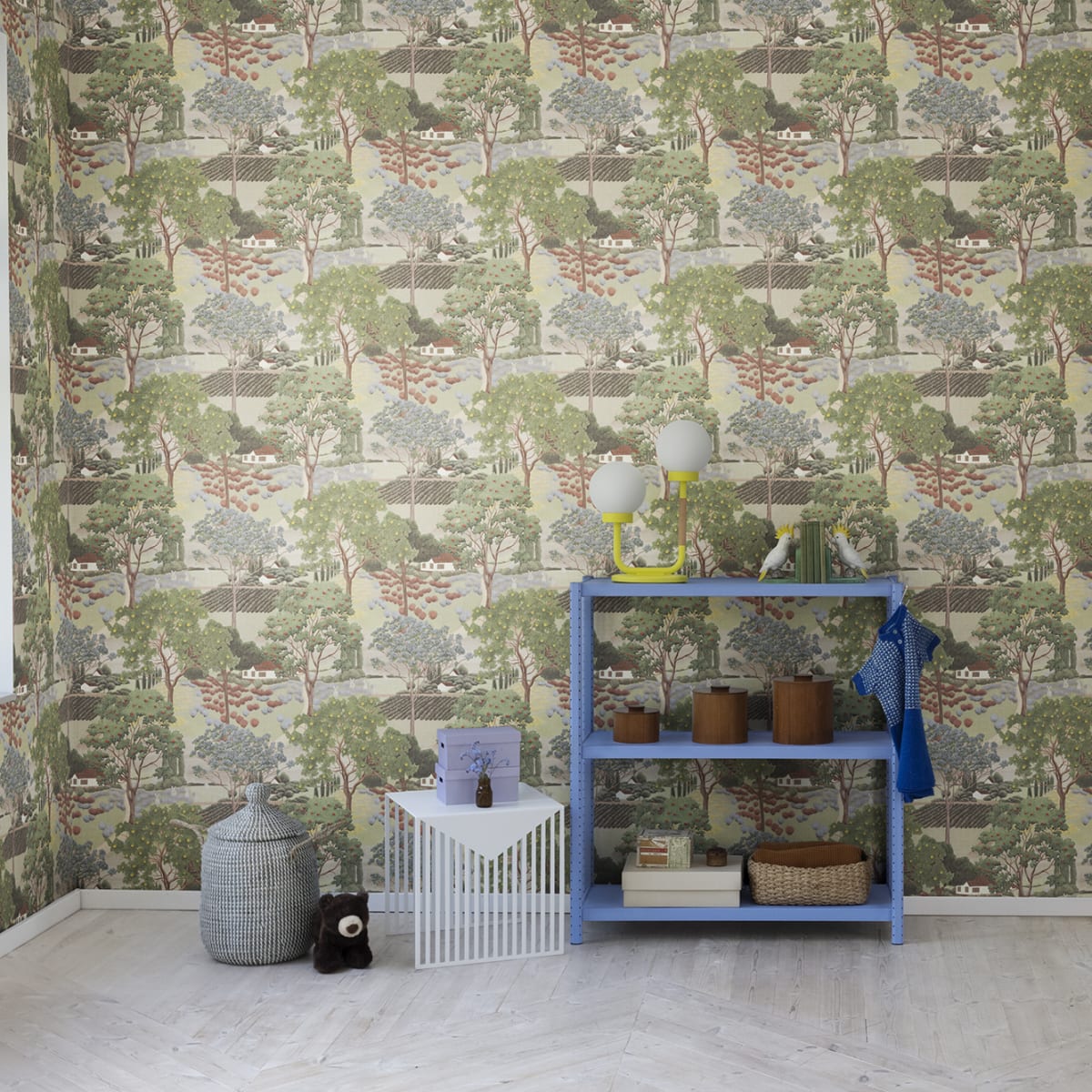 Farmers Hill Wallpaper - Fall - Rebel Walls - R18061 - Premier Wallcovering