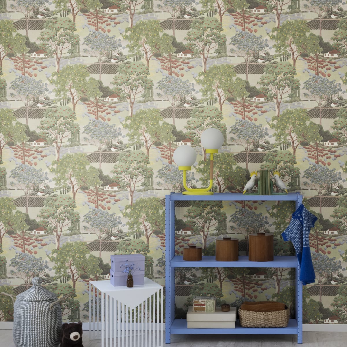 Farmers Hill Wallpaper - Fall - Rebel Walls - R18061 - Premier Wallcovering