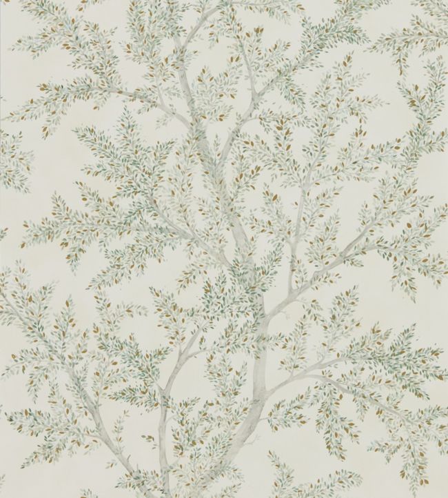 Farthing Wood Wallpaper - Sage Grey - DYSI216614 - Sanderson - Premier Wallcovering