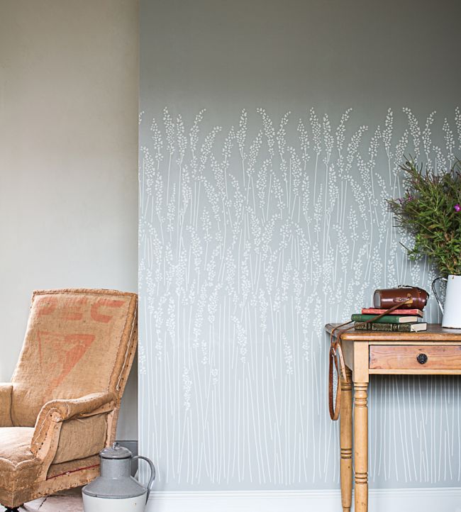 Feather Grass Wallpaper - Pigeon - 5102 - Farrow & Ball - Premier Wallcovering