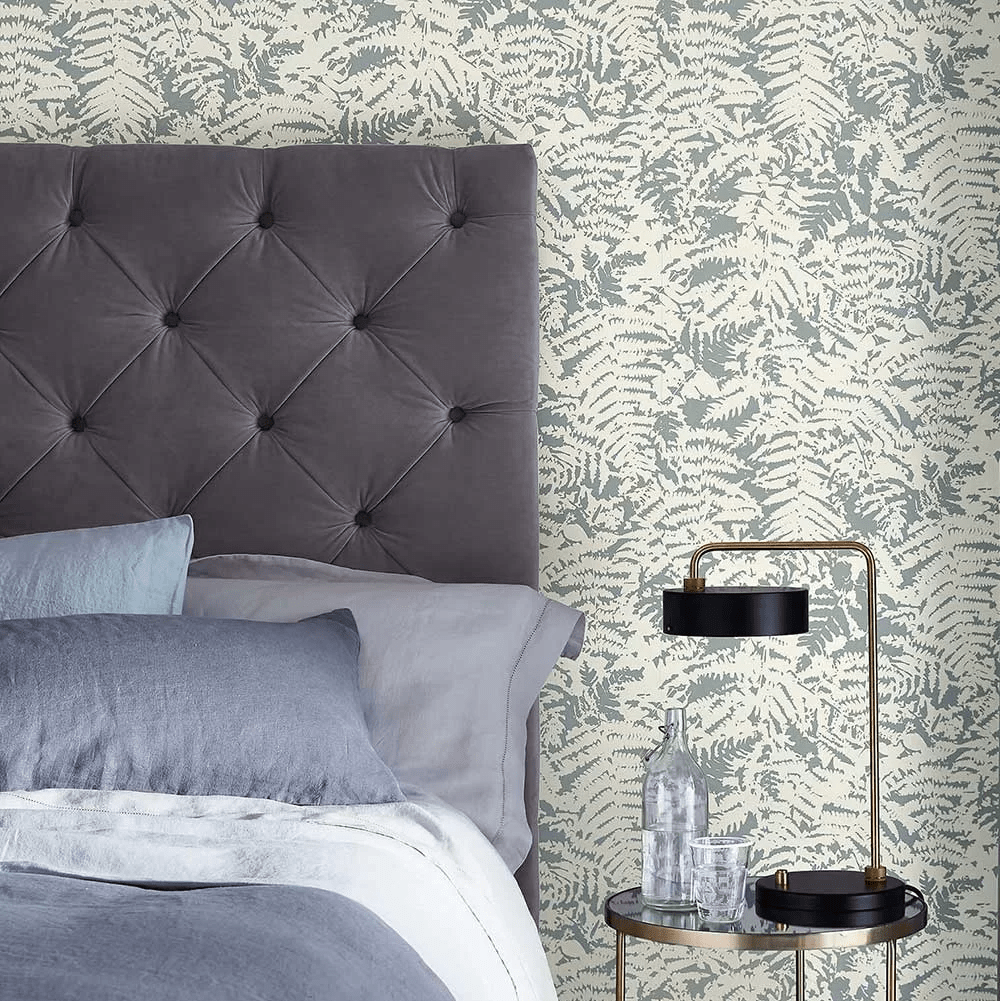 Fern Wallpaper - Sage Blue - Little Greene - 0288FESAGEB - Premier Wallcovering