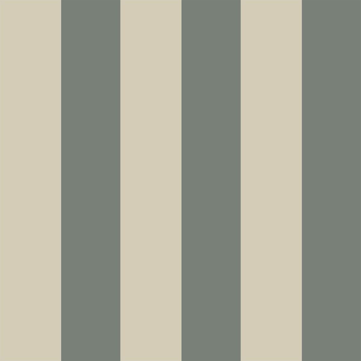 Fernhurst Stripe Wallpaper - Green - Belgravia - 1115 - Premier Wallcovering