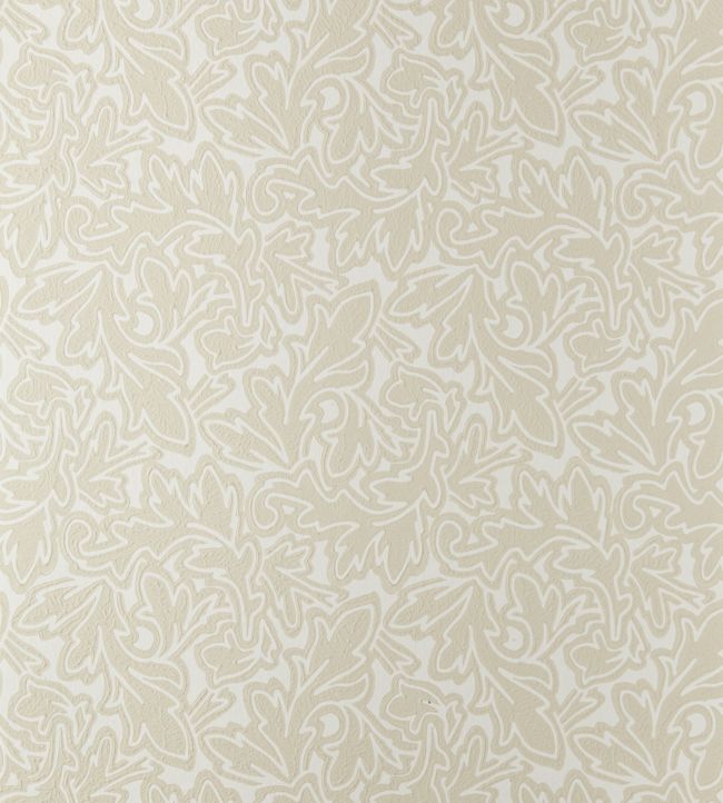 Feuille Wallpaper - Cream - 4901 - Farrow & Ball - Premier Wallcovering