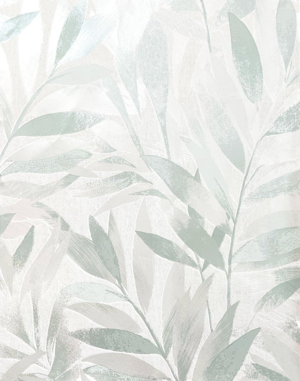 Fiji Leaf Elegant Homes Wallpaper - Sage - Rasch - 311631 - Premier Wallcovering