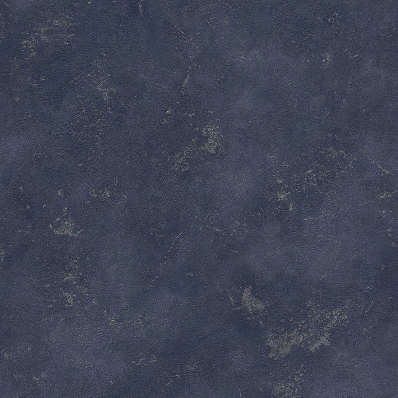 Finca Distressed Marble Effect Wallpaper - Navy & Silver - Rasch - 417142 - Premier Wallcovering