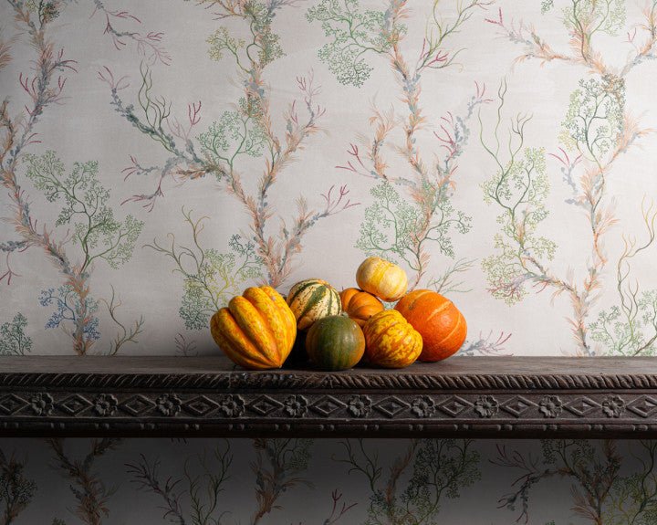 Fine Seaweed Faux Suede Wallpaper - Original - Timorous Beasties - SSC/FINE/SUEDE/01 - Premier Wallcovering