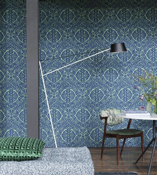 Fioravanti Wallpaper - Cobalt - P446/07 - Designers Guild - Premier Wallcovering