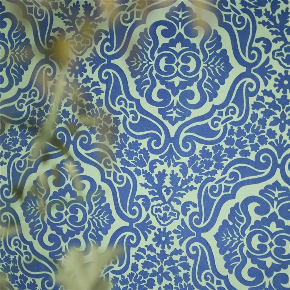 Fioravanti Wallpaper - Cobalt - Designers Guild - P446/07 - Premier Wallcovering