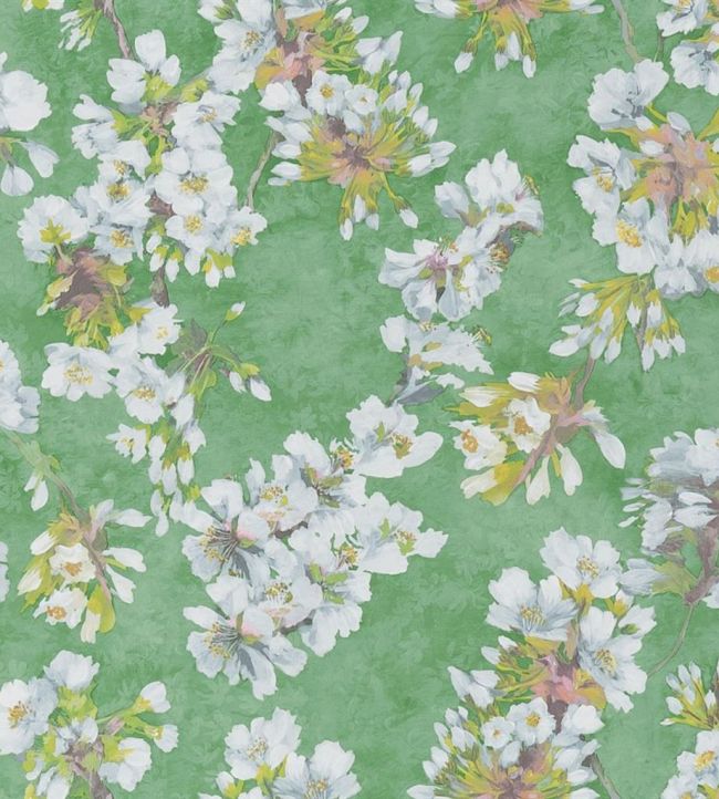 Fleur D'Assam Wallpaper - Emerald - PDG1148/02 - Designers Guild - Premier Wallcovering