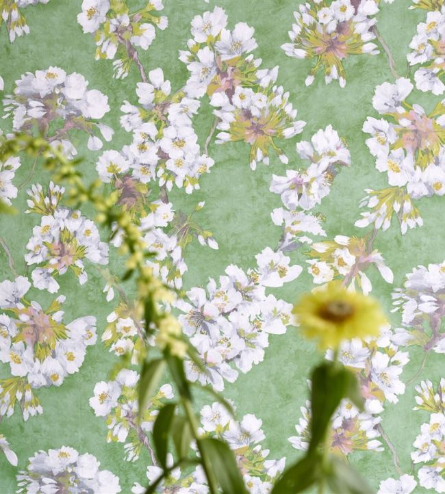 Fleur D'Assam Wallpaper - Emerald - PDG1148/02 - Designers Guild - Premier Wallcovering