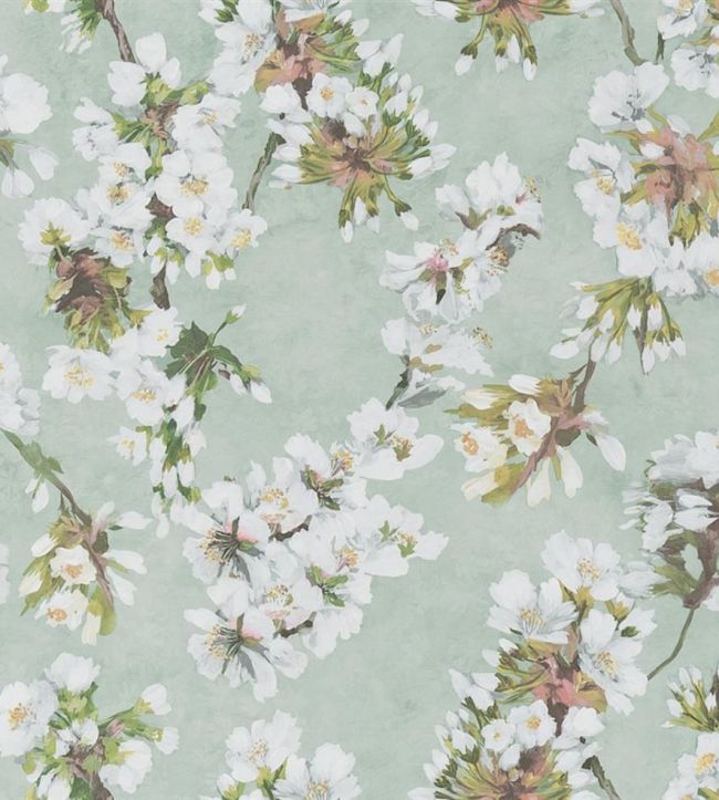 Fleur D'Assam Wallpaper - Platinum - PDG1148/05 - Designers Guild - Premier Wallcovering