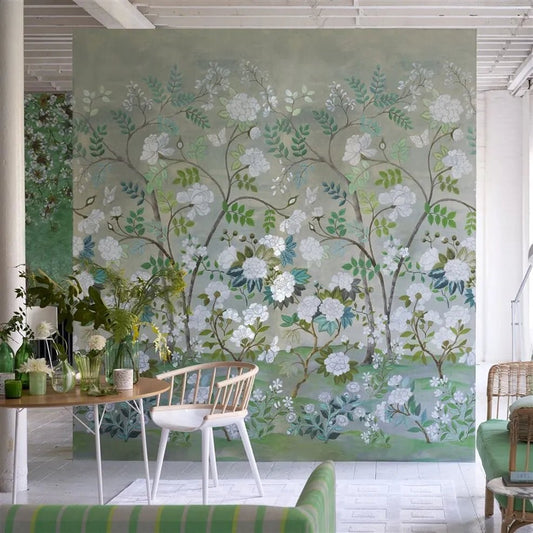 Fleur Orientale Wallpaper - Celadon - Designers Guild - PDG1152/01 - Premier Wallcovering