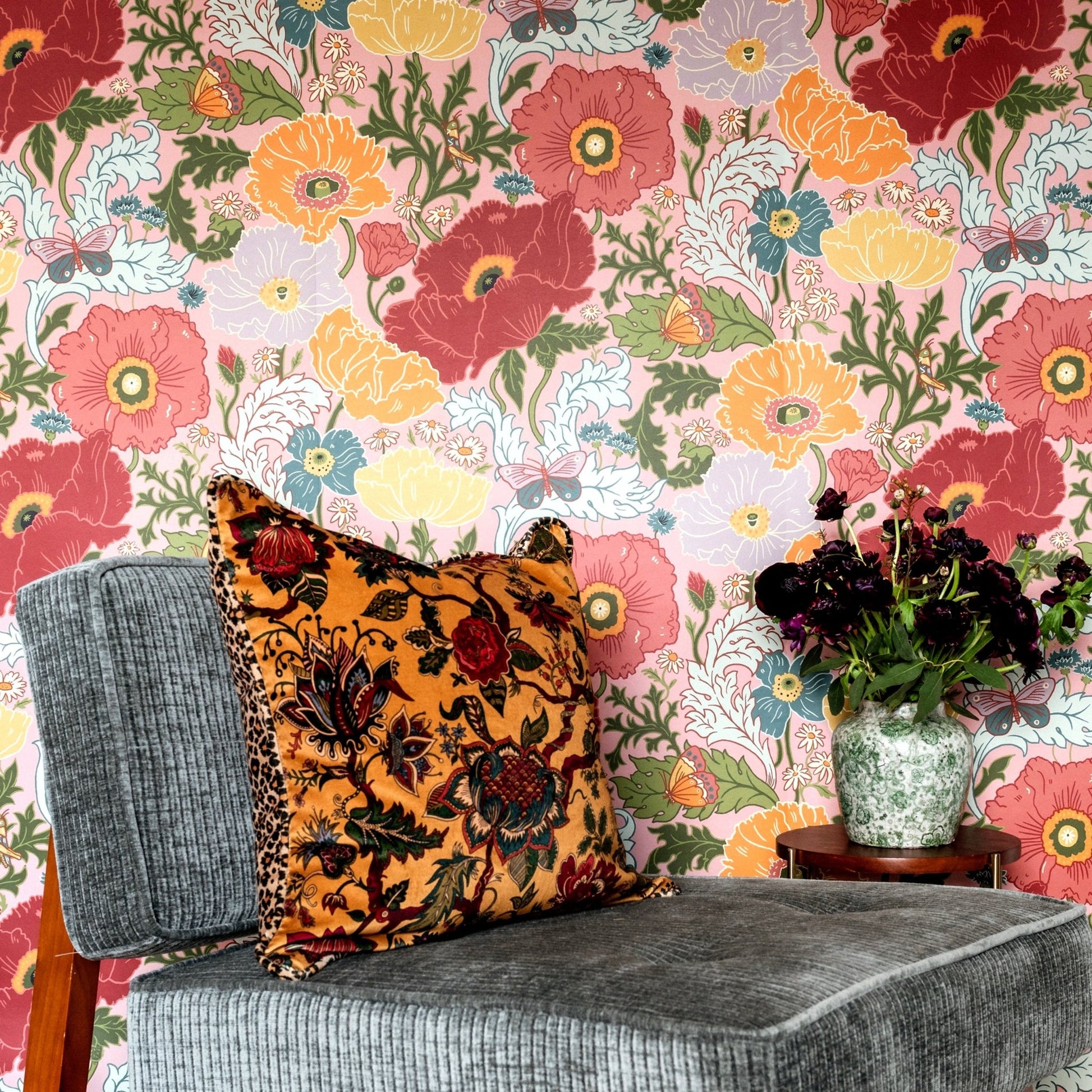 Fleur Wallpaper - Blossom - Wear The Walls - FLBP807652 - Premier Wallcovering