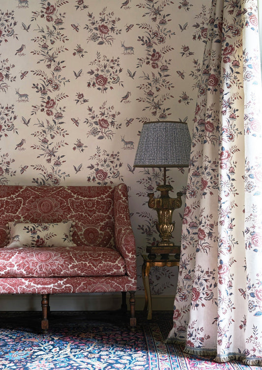 Fleurie Wallpaper - Anemone - Lewis & Wood - Premier Wallcovering