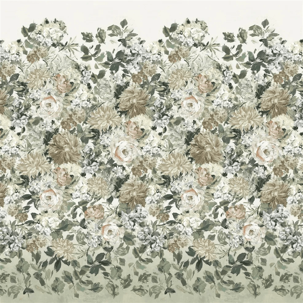 Fleurs D Artistes Wallpaper - Chalk - PDG1170/03 - Designers Guild - Premier Wallcovering