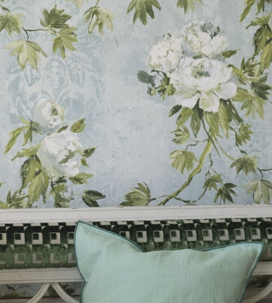 Floreale Wallpaper - Celadon - PDG673/02 - Designers Guild - Premier Wallcovering