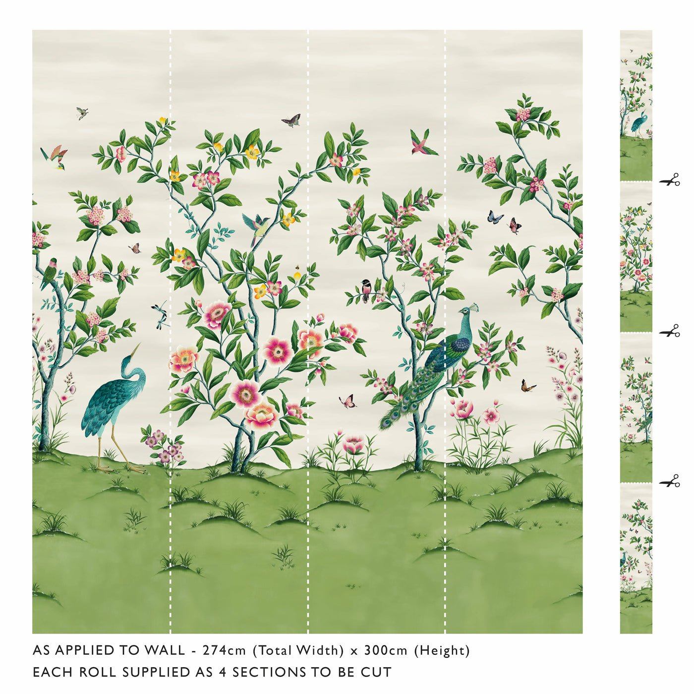 Florence Wallpaper - Fig Blossom/Apple/Peony - HDHW112891 - Harlequin - Premier Wallcovering
