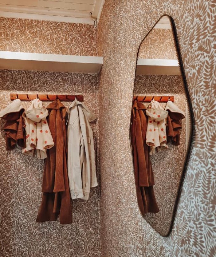 Florence Wallpaper - Brown - Summer Gray - Premier Wallcovering