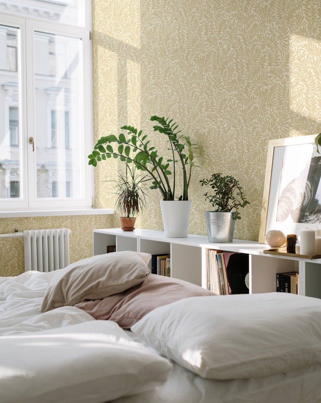 Florence Wallpaper - Beige - Summer Gray - Premier Wallcovering