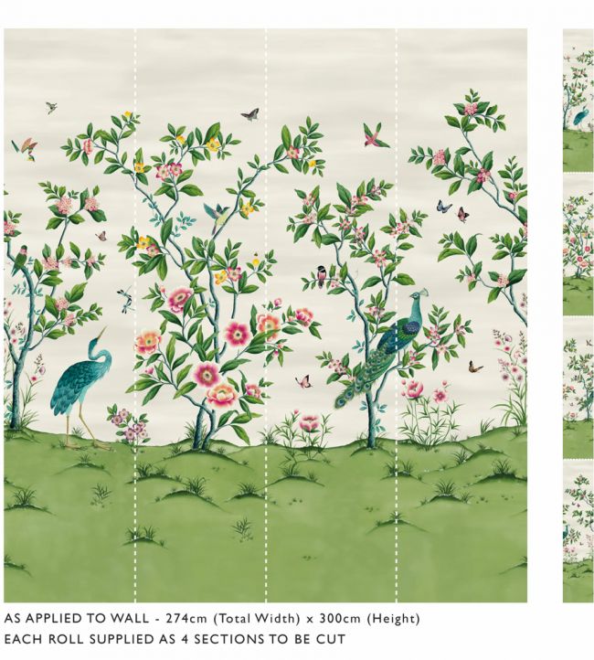 Florence Wallpaper - Fig Blossom/Apple/Peony - HDHW112891 - Harlequin - Premier Wallcovering