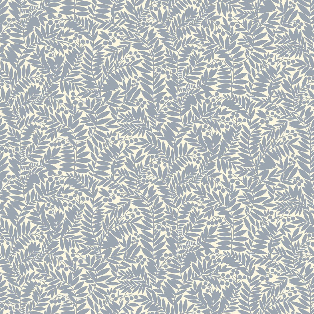 Florence Wallpaper - Blue - Summer Gray - Premier Wallcovering