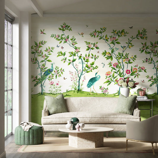 Florence Wallpaper - Fig Blossom/Apple/Peony - HDHW112891 - Harlequin - Premier Wallcovering