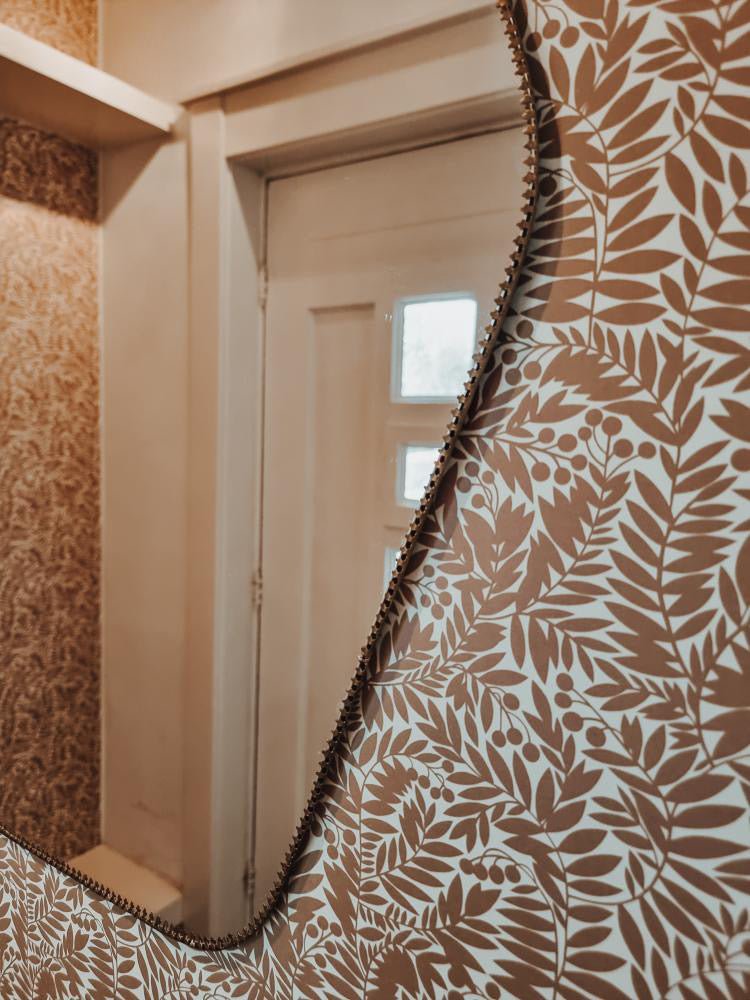 Florence Wallpaper - Brown - Summer Gray - Premier Wallcovering