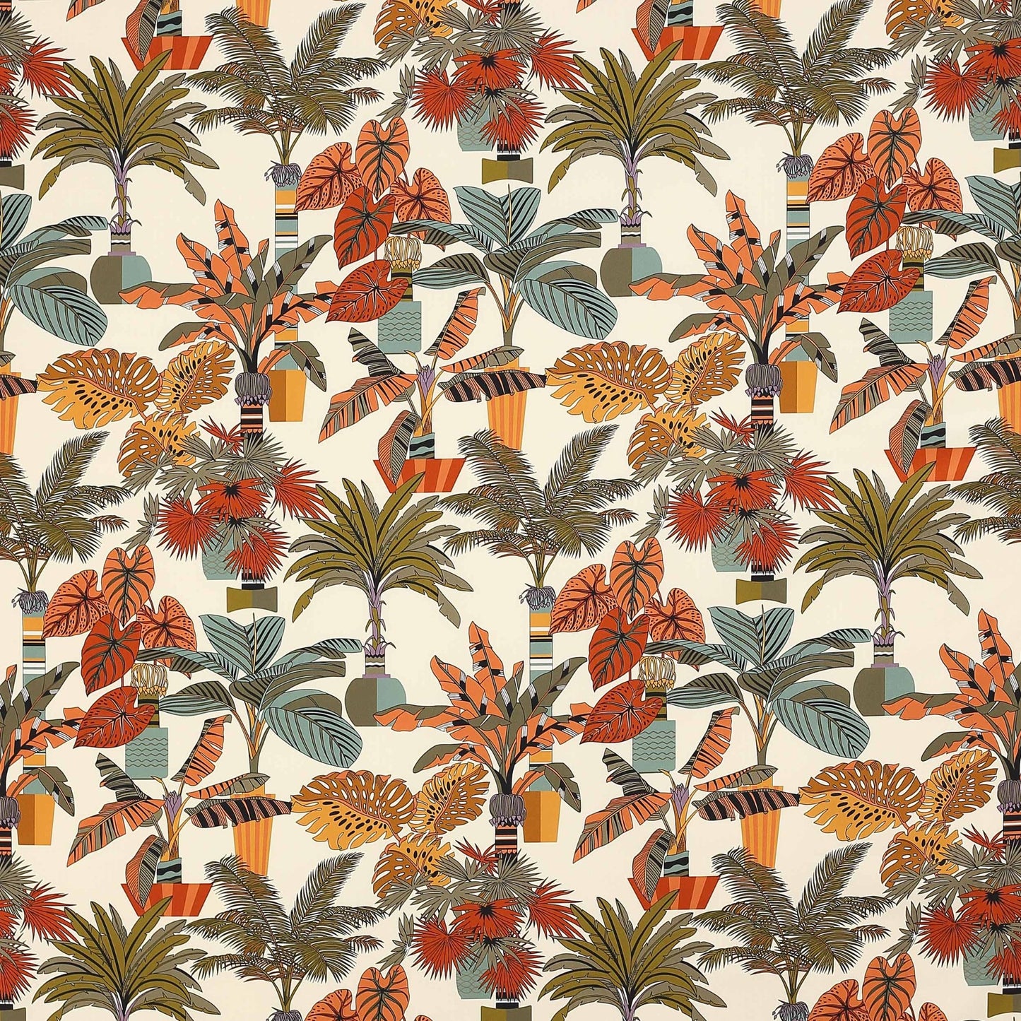 Florida Fabric - Tabac - Manuel Canovas - M4034-03 - Premier Wallcovering