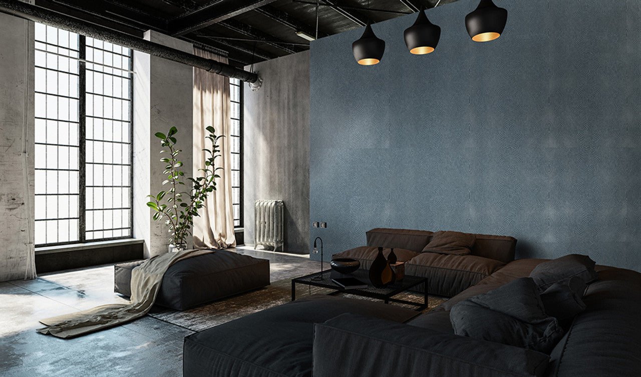 Flow Slow Living Wallpaper - Night Blue - Hohenberger - 30030 - Premier Wallcovering