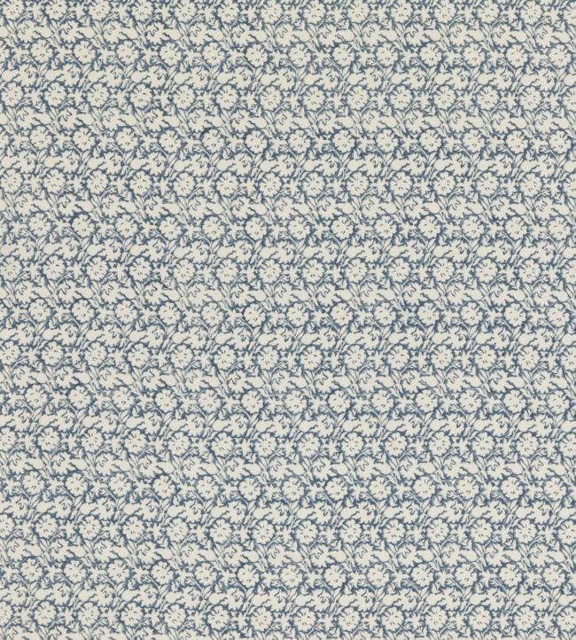 Flower Press Fabric - Indigo - Baker Lifestyle - PP50480 - 1 - Premier Wallcovering
